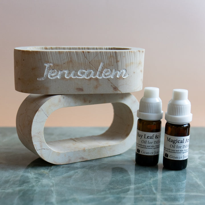 Oval Stone Diffuser & Essential Oils