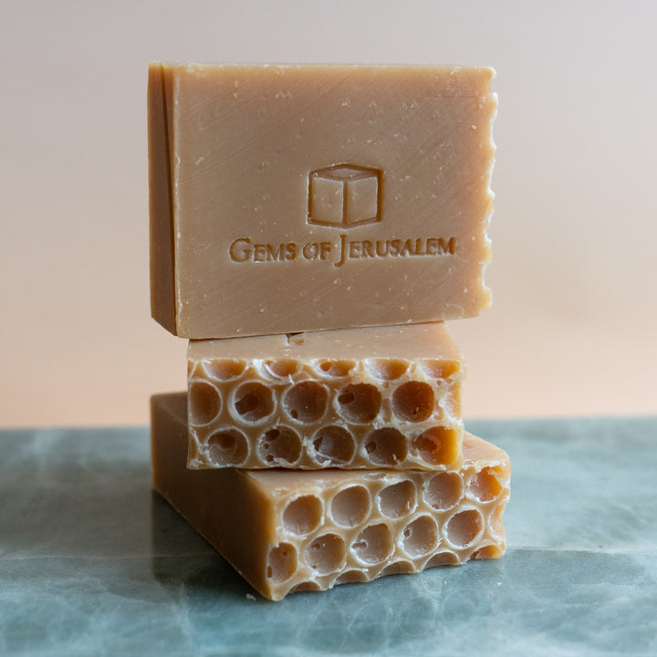 Honey and Pomegranate Olive-Oil Based Soaps