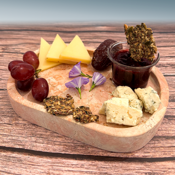 Jerusalem Stone Oval Cheese Board