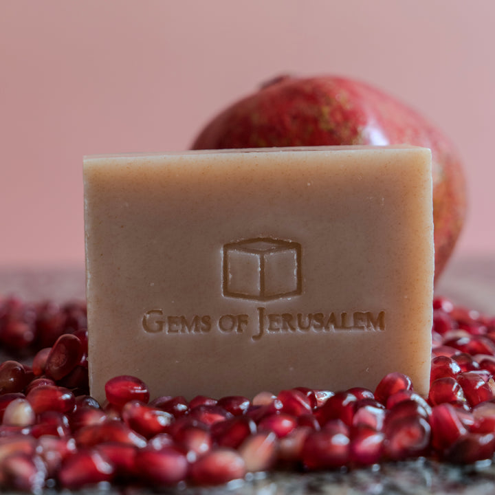 Honey and Pomegranate Olive-Oil Based Soaps