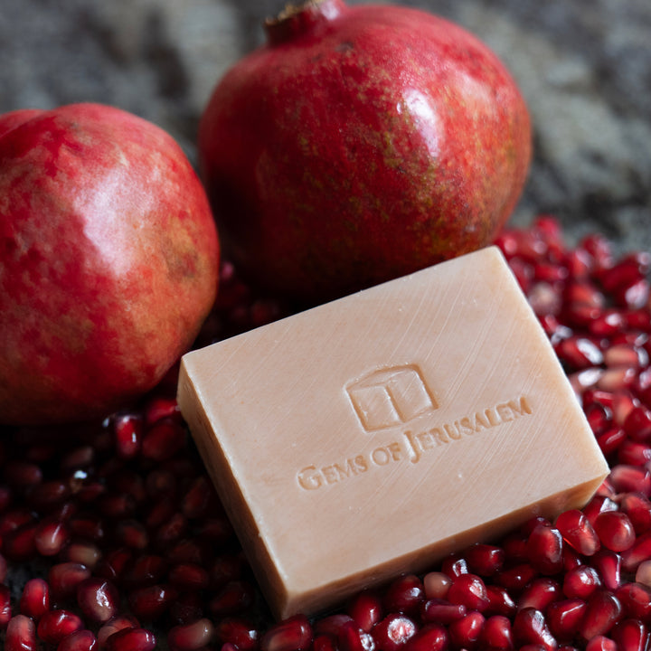Honey and Pomegranate Olive-Oil Based Soaps