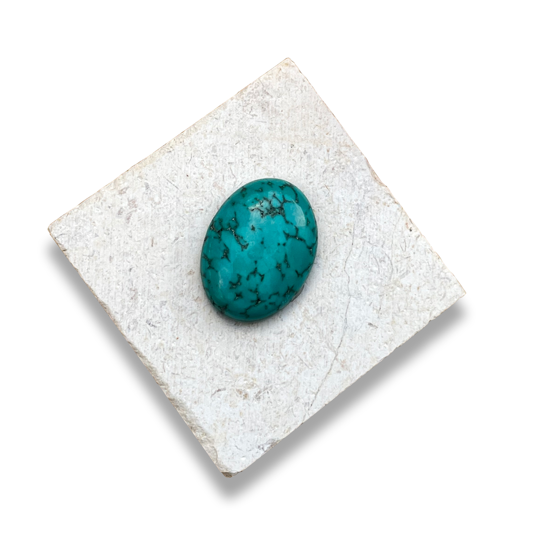 Jerusalem Stone Turquoise Charm